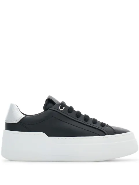 Ferragamo logo-patch leather sneakers