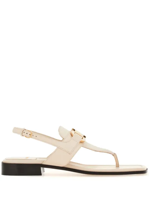 Ferragamo sandalias con hebilla Gancini