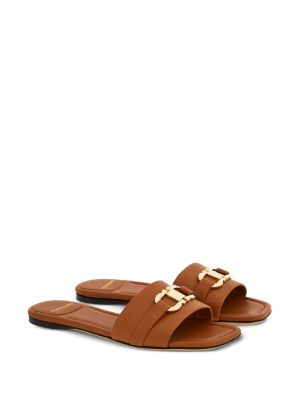 Ferragamo fur outlet slides