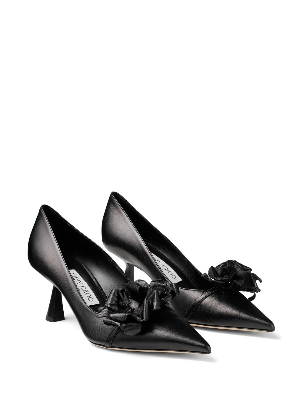 Jimmy Choo Rosalia 65mm leather pumps - Zwart