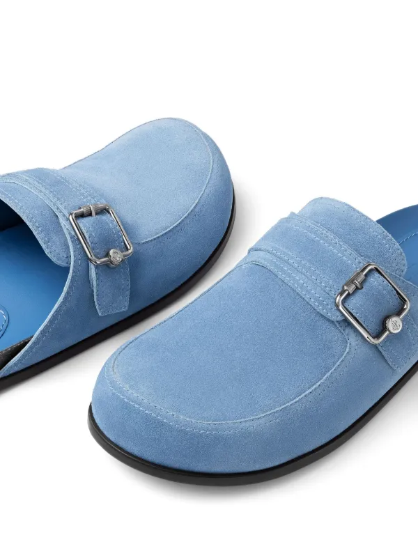 Jimmy Choo Etta Suede Loafers | Blue | FARFETCH SA