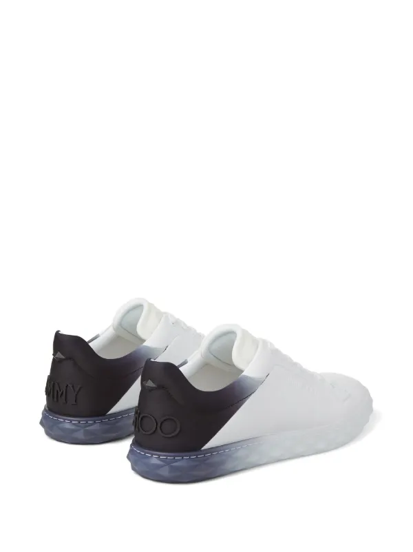 Jimmy Choo Diamond Light/M II ombré-effect Sneakers | White