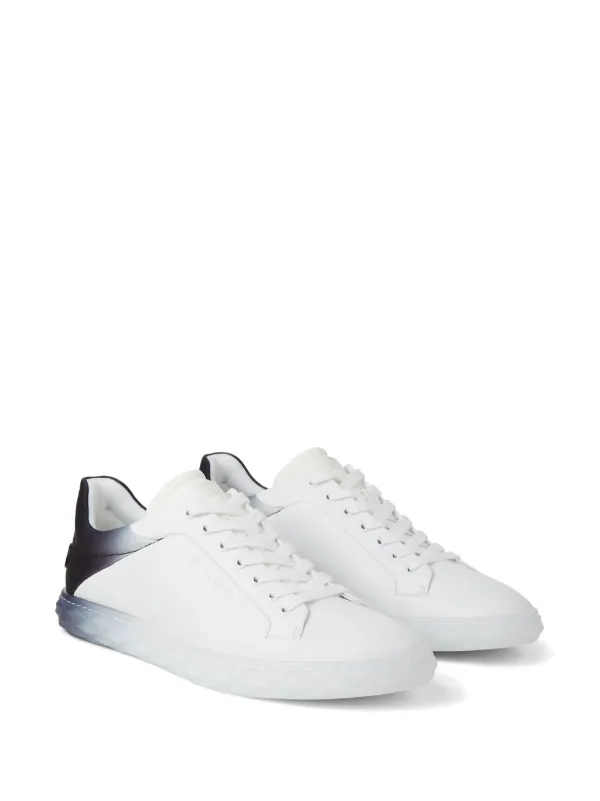 Jimmy Choo Diamond Light/M II ombré-effect Sneakers | White