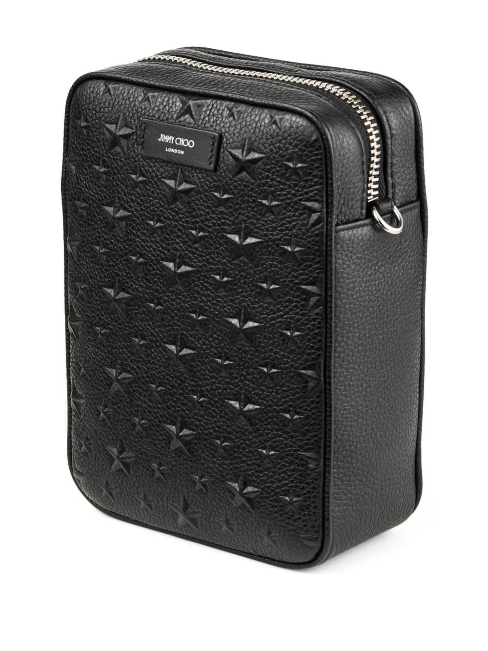 Jimmy Choo Kimi レザー メッセンジャーバッグ | ブラック | FARFETCH JP