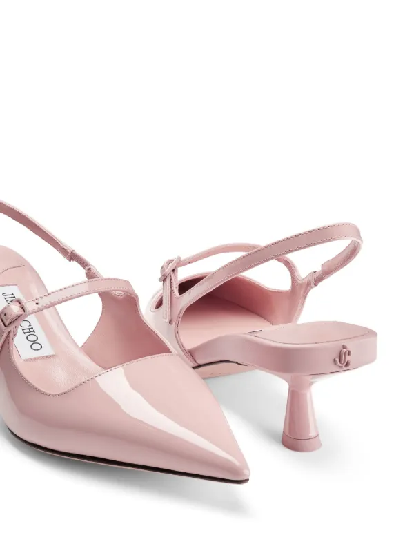 【関税込み】jimmy choo DIDI' SLINGBACK DIDI 45 | Black Patent Leather Pointed Pumps | Autumn