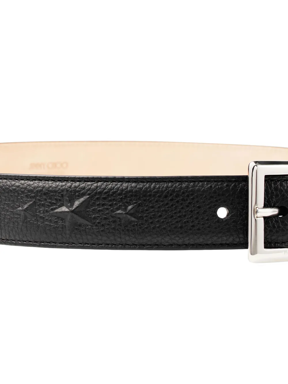 Jimmy Choo スターモチーフ レザーベルト | ブラック | FARFETCH JP