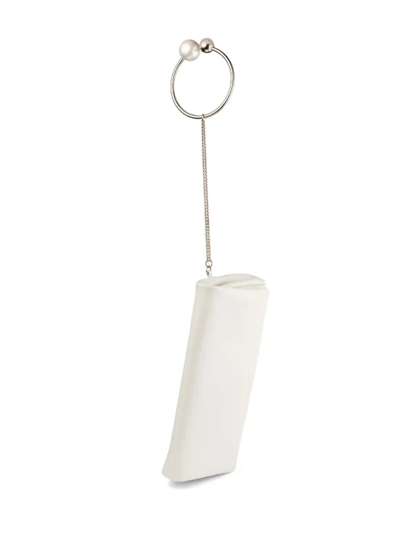 Jimmy Choo Xandra Clutch Bag | White | FARFETCH BN