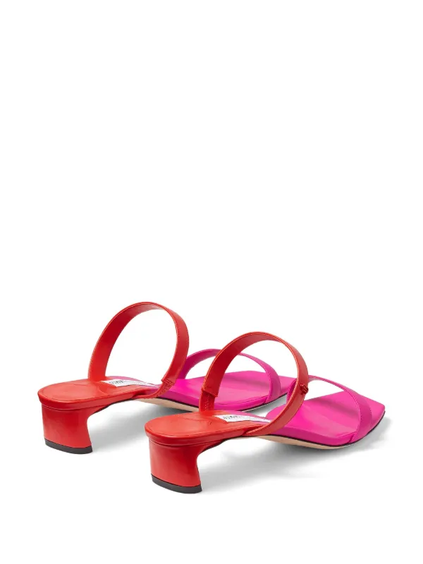 Jimmy Choo 35mm Kyda Sandals | Red | FARFETCH