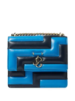 Jimmy Choo Avenue Quad ショルダーバッグ ネイビー/スカイ Jimmy Choo Avenue Quad ショルダーバッグ | ブルー | FARFETCH JP