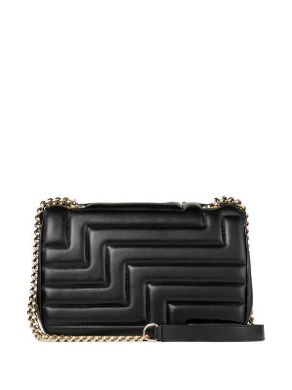 ★JIMMY CHOO★ AVENUE M quilted shoulder bag【完売前に!】 Jimmy Choo Avenue Quad Quilted Shoulder Bag | Black | FARFETCH