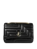 Jimmy Choo Avenue Soft matelassé shoulder bag - Black