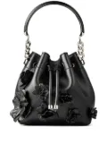 Jimmy Choo small Bon Bon bucket bag - Black
