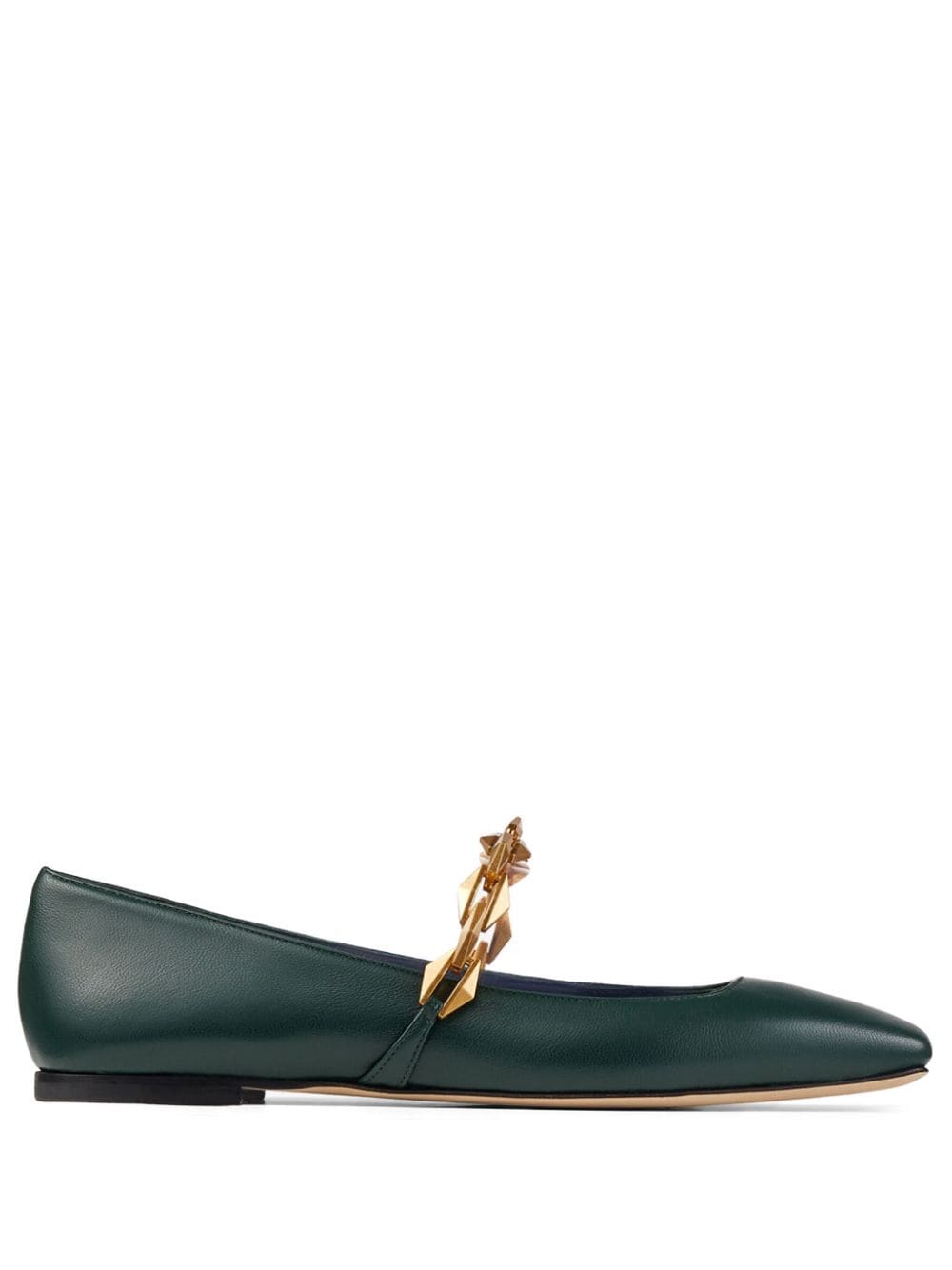 Jimmy Choo Diamond Tilda ballerina shoes Green