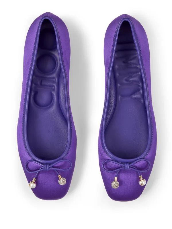 ◆正規品・新品◆JimmyChoo Elme Ballerinas Jimmy Choo Elme Ballerinas | Purple | FARFETCH CA