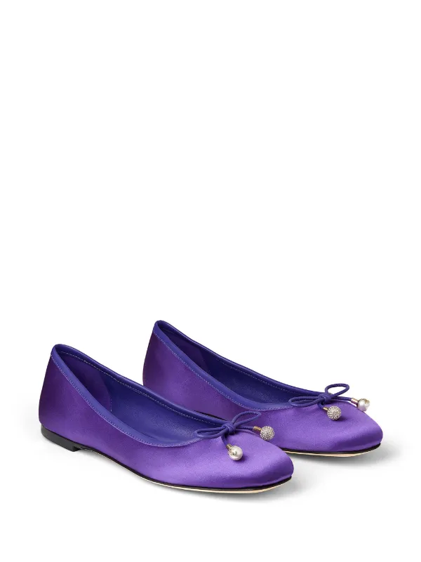 ◆正規品・新品◆JimmyChoo  Elme Ballerinas Jimmy Choo Elme Ballerina Shoes | White | FARFETCH CA