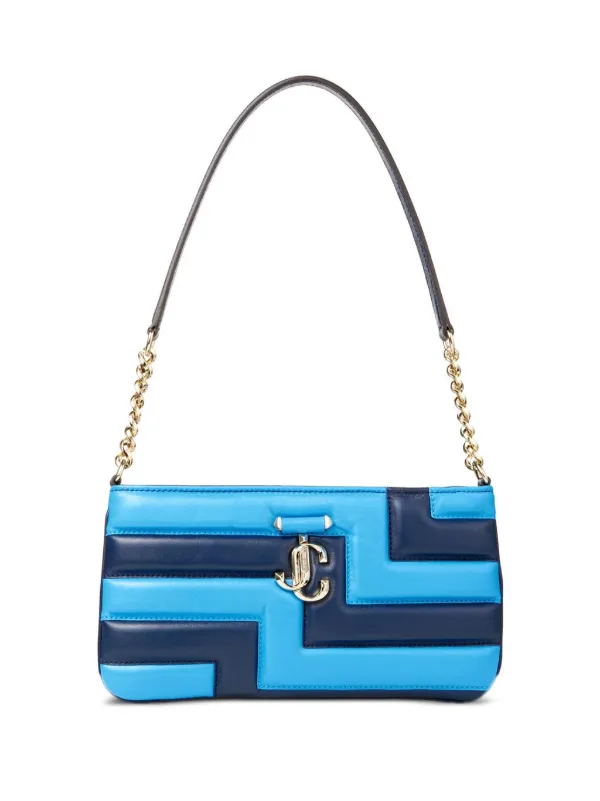 Jimmy Choo Avenue Slim Shoulder Bag Blue FARFETCH IN