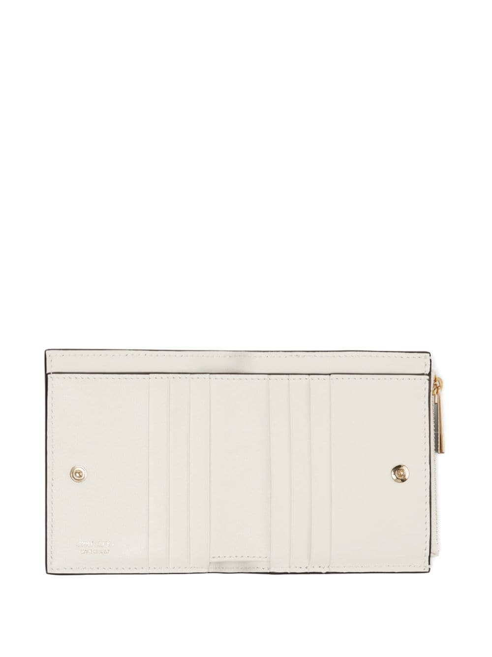 Shop Jimmy Choo Hanni Studded Leather Wallet In White