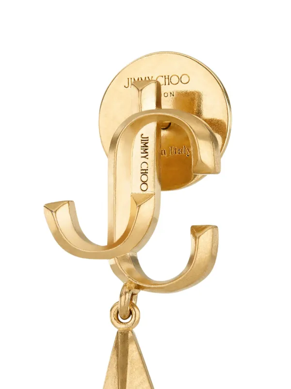 Jimmy Choo JC Diamond Drop Earrings Farfetch