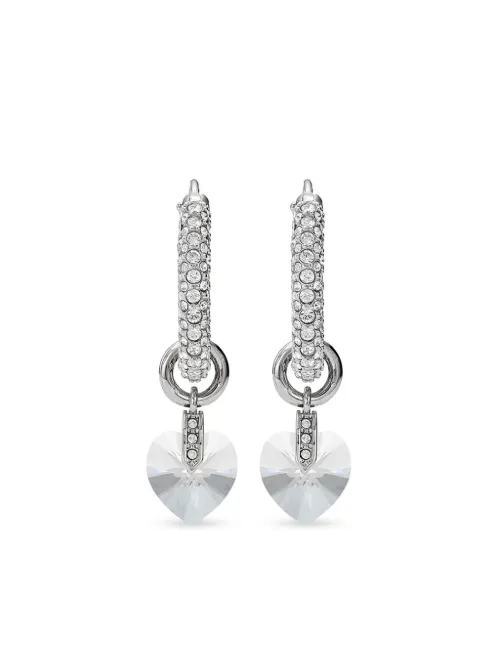 Créoles cœur serties de cristaux - Jimmy Choo - Modalova