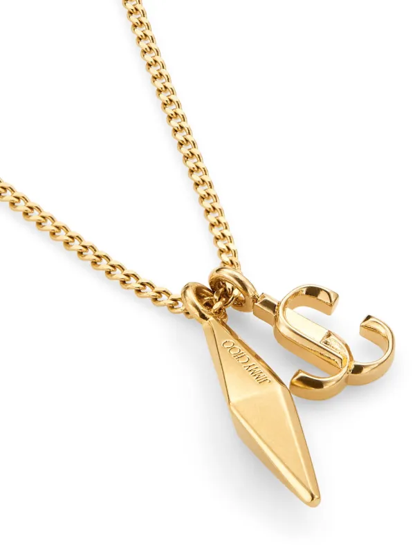 Jimmy Choo Diamond JC Chain ネックレス | ゴールドトーン