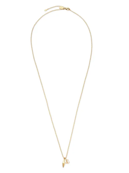 Collier en chaîne JC serti de diamants - Jimmy Choo - Modalova