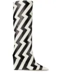 Jimmy Choo Blake 85mm leather boots - Black