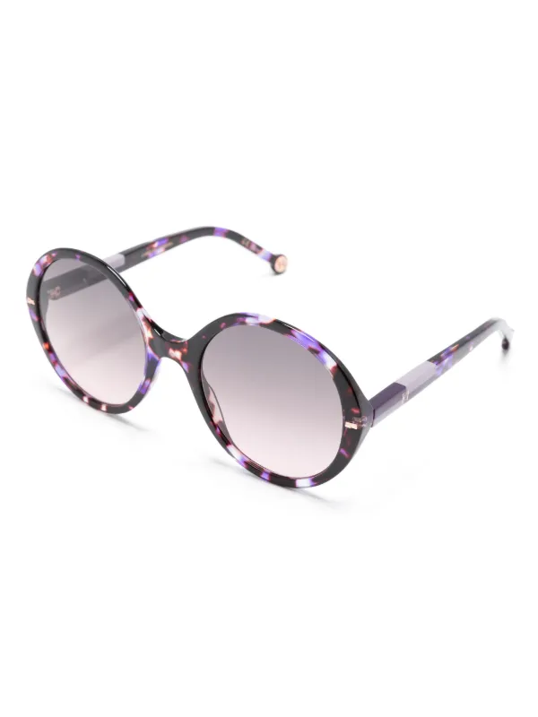 Purple tortoise hot sale shell sunglasses