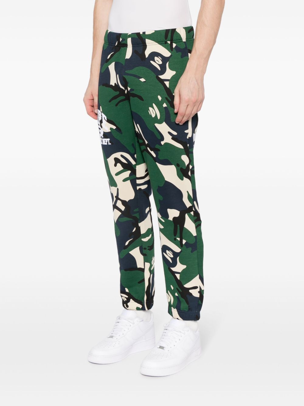 Cheap AAPE BY *A BATHING APE logo-applique camouflage track pants Men