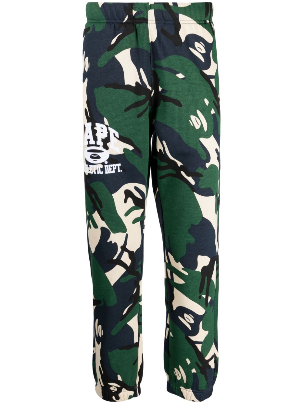 AAPE BY *A BATHING APE® logo-appliqué camouflage track pants - Multicolour