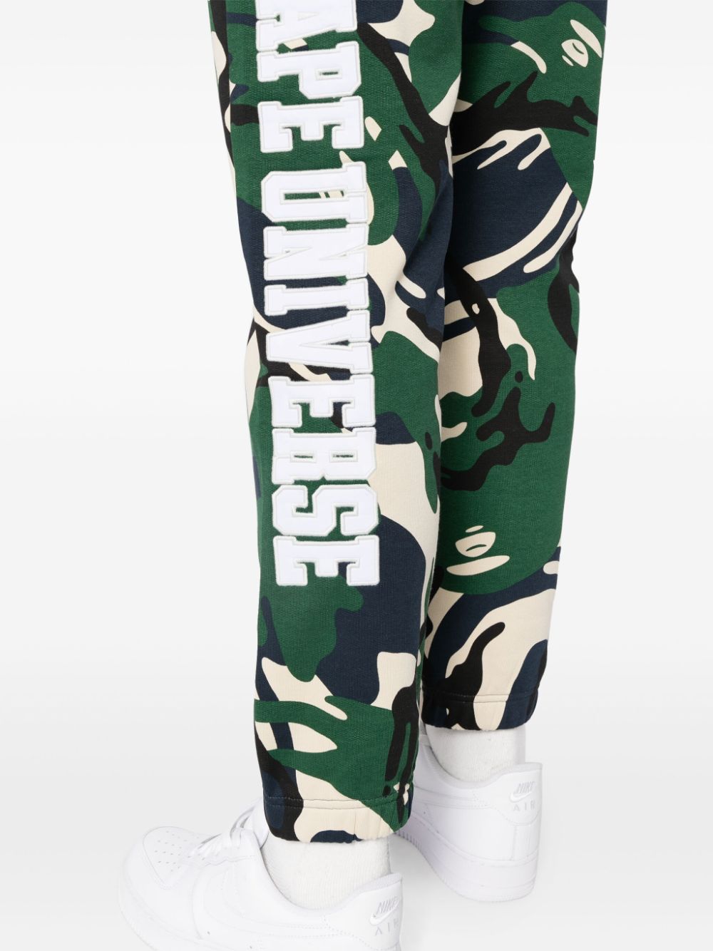 Cheap AAPE BY *A BATHING APE logo-applique camouflage track pants Men