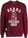CHOCOOLATE graphic-print crew-neck sweatshirt - Red