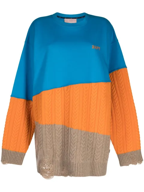 BAPY BY *A BATHING APE® panelled colour-block sweatshirt 