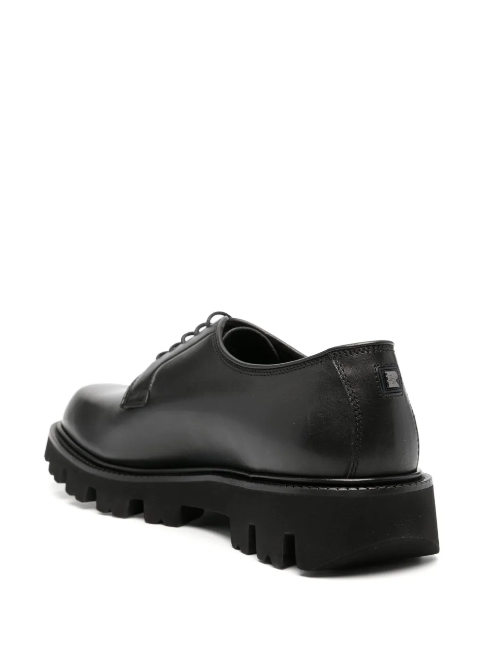 Fratelli Rossetti Leren derby schoenen Zwart