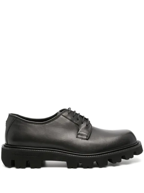 Fratelli Rossetti logo-plaque leather derby shoes
