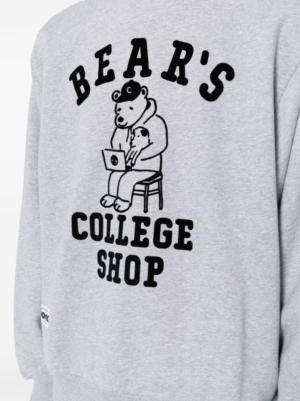 Shop Chocoolate Logo-print Crew-neck Sweatshirt In Grey