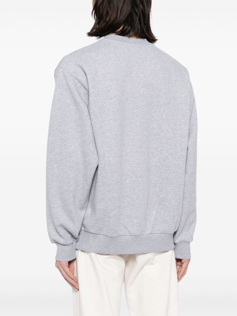 Shop Chocoolate Logo-print Crew-neck Sweatshirt In Grey