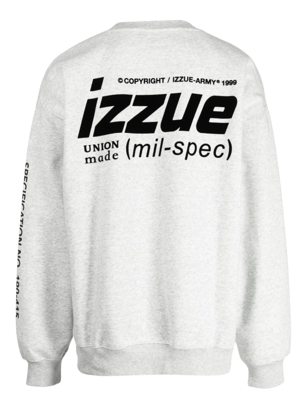 Izzue logo-print crew-neck Jumper - Farfetch