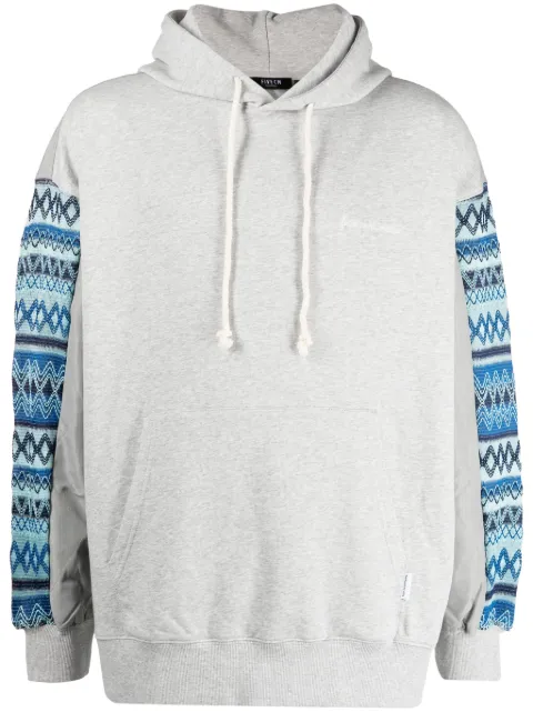 FIVE CM logo-embroidered cotton hoodie