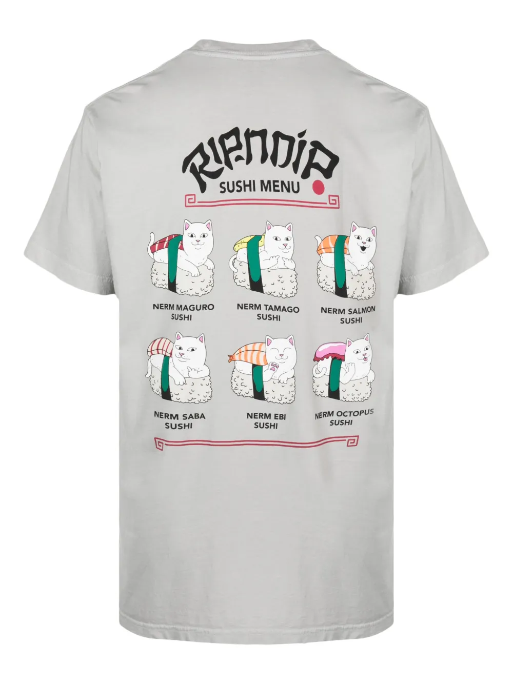 Ripndip T-shirt met logoprint - Grijs