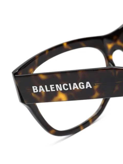 Balenciaga Eyewear logo-embossed square-frame glasses BB0309O - 2