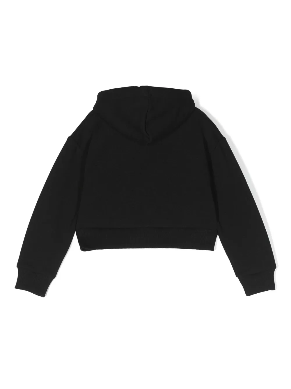 Gaelle Paris Kids logo-print zip-up hoodie - Zwart