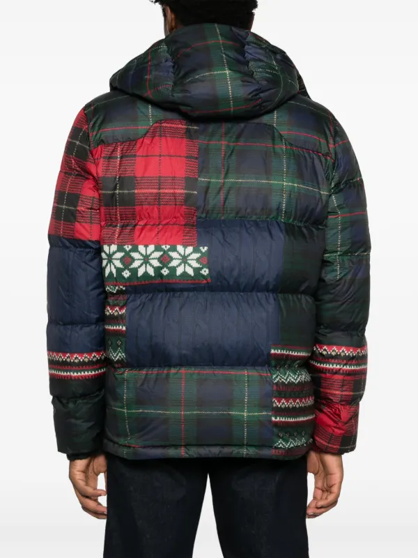 Polo Ralph Lauren Patchwork water repellent Down Jacket Farfetch