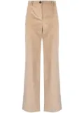 Lorena Antoniazzi corduroy high-waist wide-leg trousers - Neutrals
