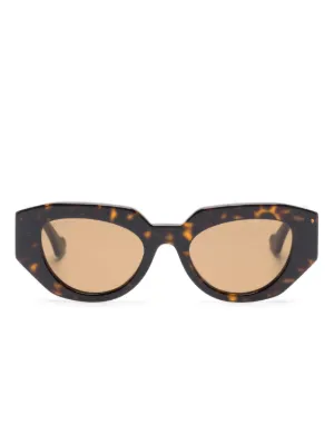 Dolce & Gabbana Eyewear キャットアイ サングラス | ブラウン