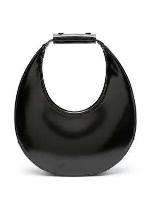 STAUD Moon Leather Shoulder Bag Farfetch