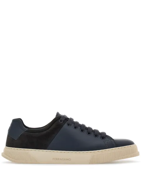 Ferragamo lace-up leather sneakers