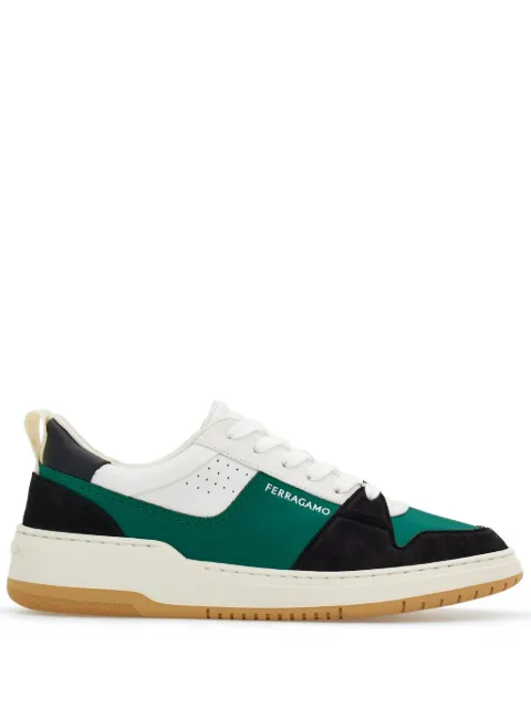 Ferragamo tenis Dennis con paneles