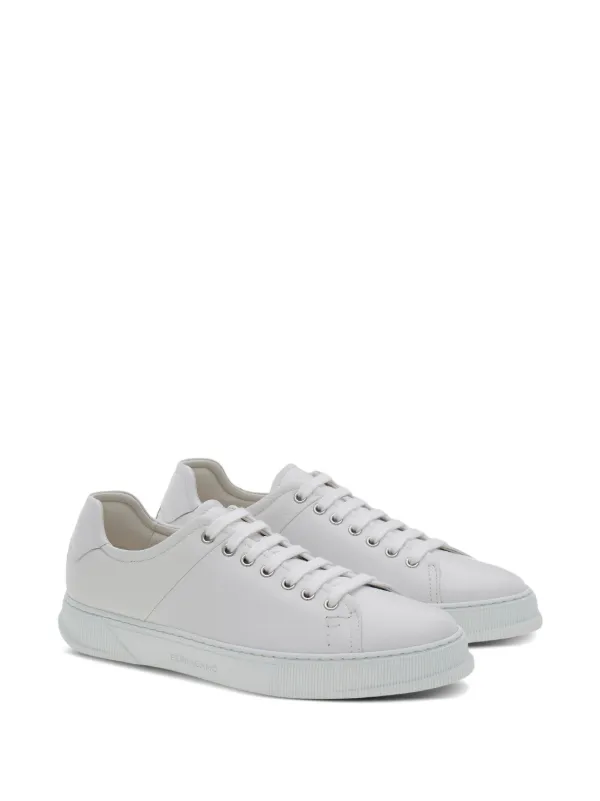 Ferragamo lace-up Leather Sneakers | White | FARFETCH
