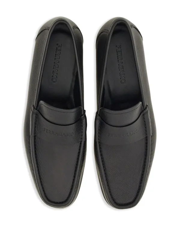 Ferragamo レザーローファー | ブラック | FARFETCH JP