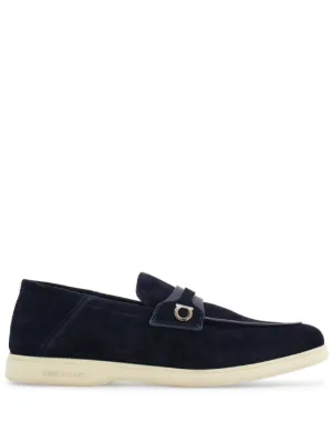 Prada スエード ローファー | ブルー | FARFETCH JP